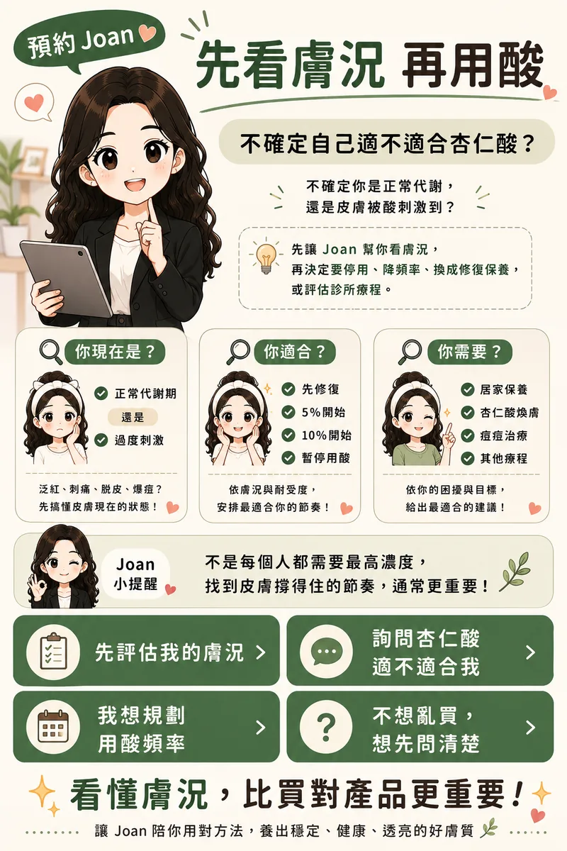 杏仁酸使用前先看膚況